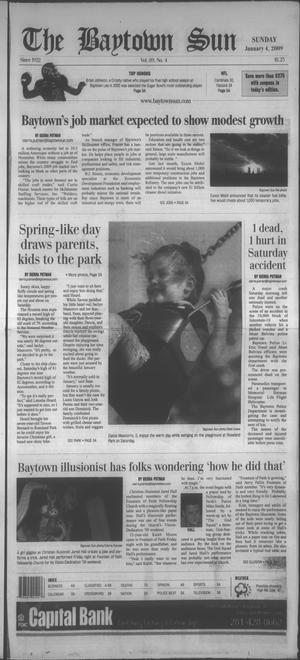 Primary view of object titled 'The Baytown Sun (Baytown, Tex.), Vol. 89, No. 4, Ed. 1 Sunday, January 4, 2009'.