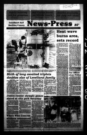 Levelland and Hockley County News-Press (Levelland, Tex.), Vol. 12, No. 26, Ed. 1 Wednesday, June 27, 1990
