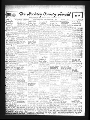 The Hockley County Herald (Levelland, Tex.), Vol. 21, No. 10, Ed. 1 Thursday, October 5, 1944