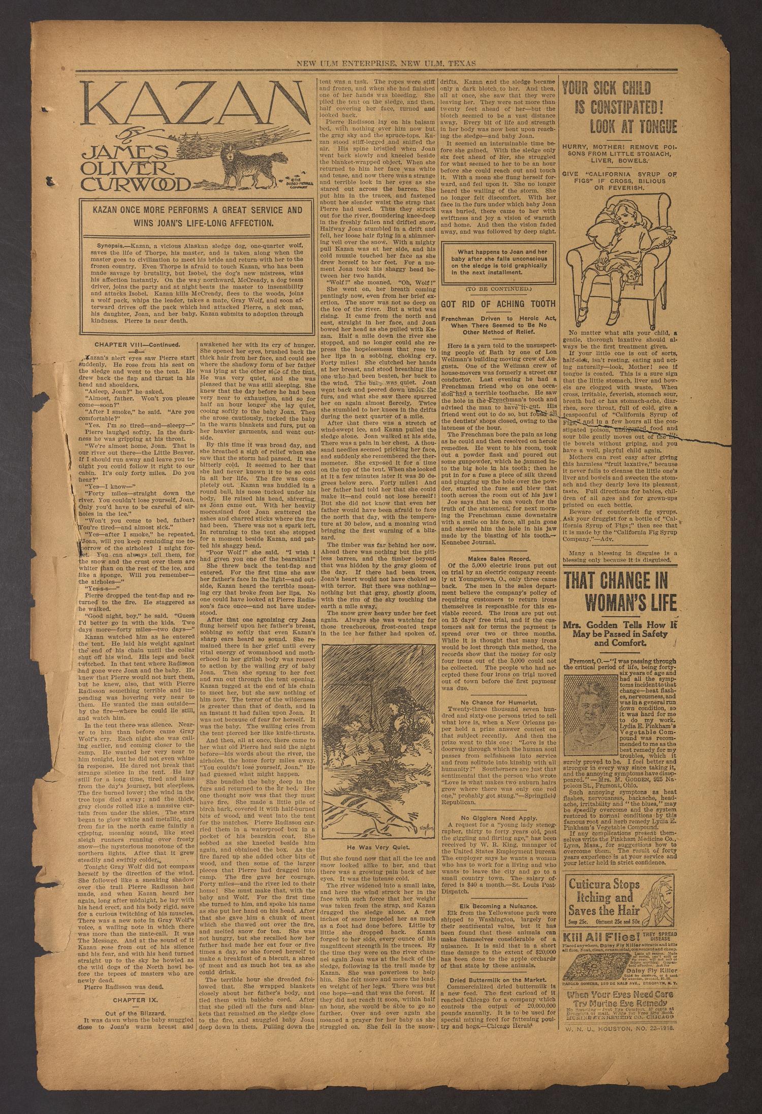 New Ulm Enterprise (New Ulm, Tex.), Vol. 8, No. 34, Ed. 1 Thursday, May 30, 1918
                                                
                                                    [Sequence #]: 3 of 8
                                                