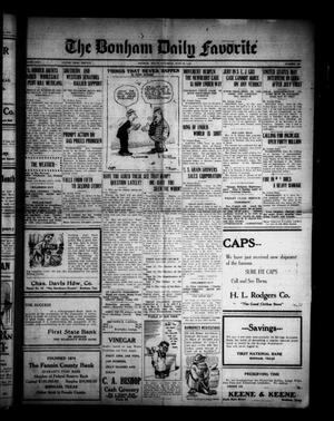 The Bonham Daily Favorite (Bonham, Tex.), Vol. 24, No. 288, Ed. 1 Saturday, June 10, 1922