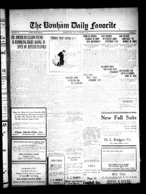 The Bonham Daily Favorite (Bonham, Tex.), Vol. 26, No. 59, Ed. 1 Friday, September 14, 1923