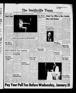 Primary view of object titled 'The Smithville Times Transcript and Enterprise (Smithville, Tex.), Vol. 71, No. 4, Ed. 1 Thursday, January 25, 1962'.