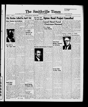 Primary view of object titled 'The Smithville Times Transcript and Enterprise (Smithville, Tex.), Vol. 71, No. 8, Ed. 1 Thursday, February 22, 1962'.