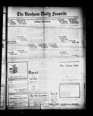 The Bonham Daily Favorite (Bonham, Tex.), Vol. 24, No. 205, Ed. 1 Monday, March 6, 1922