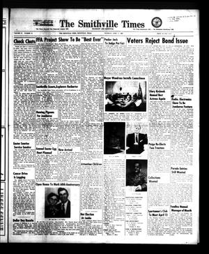 Primary view of object titled 'The Smithville Times Transcript and Enterprise (Smithville, Tex.), Vol. 72, No. 15, Ed. 1 Thursday, April 11, 1963'.