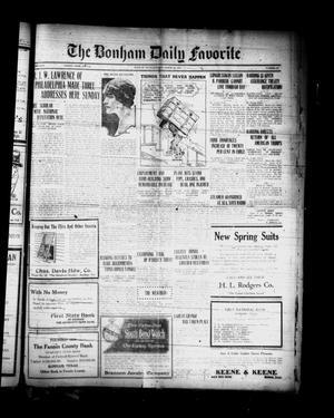 The Bonham Daily Favorite (Bonham, Tex.), Vol. 24, No. 217, Ed. 1 Monday, March 20, 1922