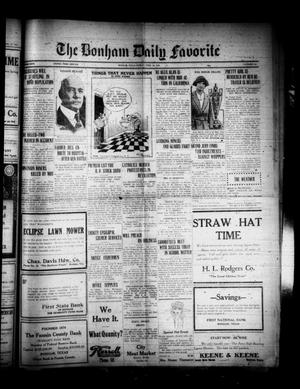 The Bonham Daily Favorite (Bonham, Tex.), Vol. 24, No. 251, Ed. 1 Friday, April 28, 1922