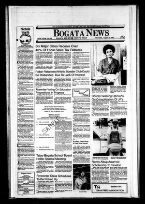 Primary view of object titled 'Bogata News (Bogata, Tex.), Vol. 79, No. 40, Ed. 1 Thursday, August 1, 1991'.