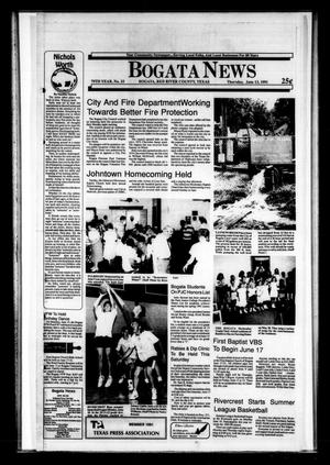 Primary view of object titled 'Bogata News (Bogata, Tex.), Vol. 79, No. 33, Ed. 1 Thursday, June 13, 1991'.