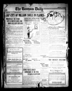 The Bonham Daily Favorite (Bonham, Tex.), Vol. 26, No. [48], Ed. 1 Saturday, September 1, 1923