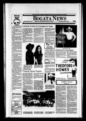 Bogata News (Bogata, Tex.), Vol. 79, No. 38, Ed. 1 Thursday, July 18, 1991