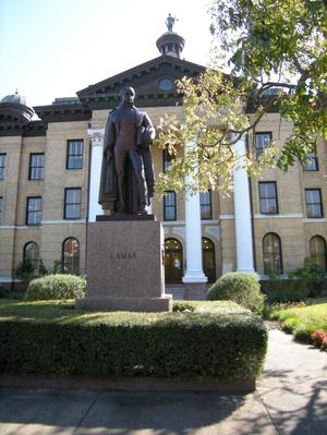 [Statue In Front of Courthouse]