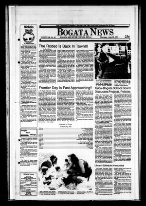 Primary view of object titled 'Bogata News (Bogata, Tex.), Vol. 79, No. 34, Ed. 1 Thursday, June 20, 1991'.