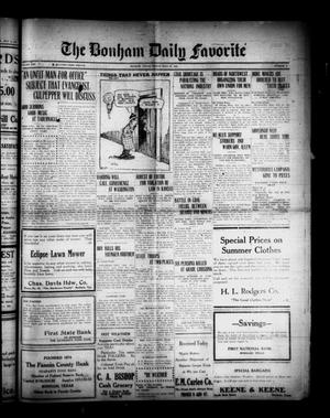 The Bonham Daily Favorite (Bonham, Tex.), Vol. 25, No. 11, Ed. 1 Friday, July 21, 1922
