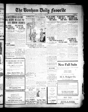 The Bonham Daily Favorite (Bonham, Tex.), Vol. 26, No. 77, Ed. 1 Friday, October 5, 1923