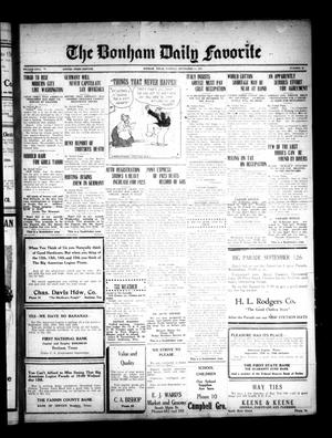 The Bonham Daily Favorite (Bonham, Tex.), Vol. 26, No. 56, Ed. 1 Tuesday, September 11, 1923