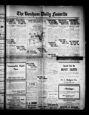 The Bonham Daily Favorite (Bonham, Tex.), Vol. 25, No. 6, Ed. 1 Saturday, July 15, 1922