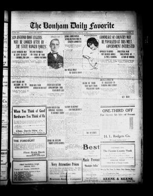 The Bonham Daily Favorite (Bonham, Tex.), Vol. 24, No. 188, Ed. 1 Tuesday, February 14, 1922