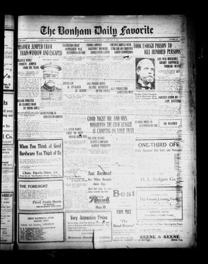 The Bonham Daily Favorite (Bonham, Tex.), Vol. 24, No. 190, Ed. 1 Thursday, February 16, 1922