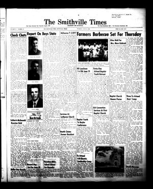 Primary view of object titled 'The Smithville Times Transcript and Enterprise (Smithville, Tex.), Vol. 73, No. 25, Ed. 1 Thursday, June 18, 1964'.