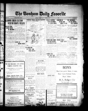 The Bonham Daily Favorite (Bonham, Tex.), Vol. 26, No. 74, Ed. 1 Tuesday, October 2, 1923