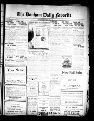 The Bonham Daily Favorite (Bonham, Tex.), Vol. 26, No. 87, Ed. 1 Wednesday, October 17, 1923