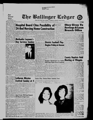 The Ballinger Ledger (Ballinger, Tex.), Vol. 76, No. 17, Ed. 1 Thursday, October 18, 1962