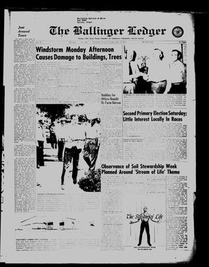 The Ballinger Ledger (Ballinger, Tex.), Vol. [75], No. 49, Ed. 1 Thursday, May 31, 1962