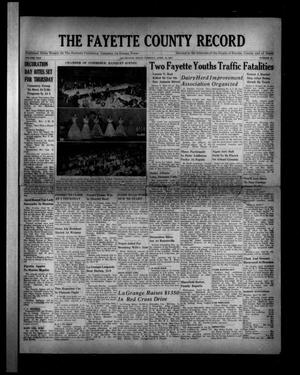 The Fayette County Record (La Grange, Tex.), Vol. 25, No. 48, Ed. 1 Tuesday, April 15, 1947