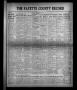 Newspaper: The Fayette County Record (La Grange, Tex.), Vol. 25, No. 71, Ed. 1 F…