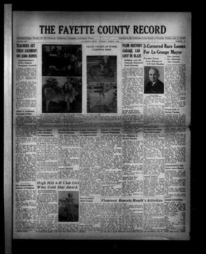 The Fayette County Record (La Grange, Tex.), Vol. 25, No. 36, Ed. 1 Tuesday, March 4, 1947