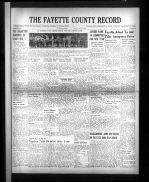 The Fayette County Record (La Grange, Tex.), Vol. 27, No. 94, Ed. 1 Friday, September 23, 1949