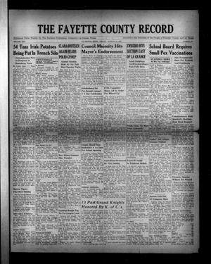 The Fayette County Record (La Grange, Tex.), Vol. 25, No. 83, Ed. 1 Friday, August 15, 1947