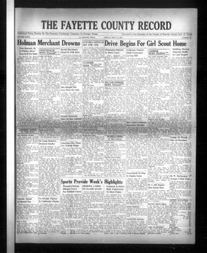 The Fayette County Record (La Grange, Tex.), Vol. 27, No. 96, Ed. 1 Friday, September 30, 1949