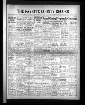 The Fayette County Record (La Grange, Tex.), Vol. 27, No. 55, Ed. 1 Tuesday, May 10, 1949