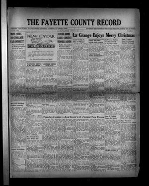 The Fayette County Record (La Grange, Tex.), Vol. 26, No. 17, Ed. 1 Tuesday, December 30, 1947