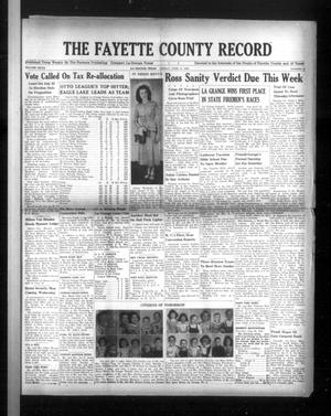 Primary view of object titled 'The Fayette County Record (La Grange, Tex.), Vol. 27, No. 66, Ed. 1 Friday, June 17, 1949'.