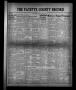 Newspaper: The Fayette County Record (La Grange, Tex.), Vol. 25, No. 80, Ed. 1 T…