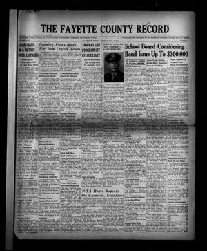 The Fayette County Record (La Grange, Tex.), Vol. 26, No. 5, Ed. 1 Tuesday, November 18, 1947