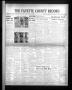 Newspaper: The Fayette County Record (La Grange, Tex.), Vol. 27, No. 61, Ed. 1 T…