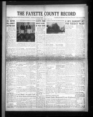 The Fayette County Record (La Grange, Tex.), Vol. 27, No. 32, Ed. 1 Friday, February 18, 1949