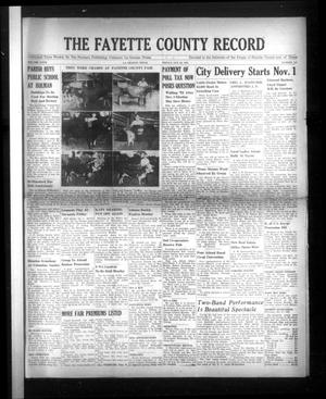 The Fayette County Record (La Grange, Tex.), Vol. 27, No. 104, Ed. 1 Friday, October 28, 1949