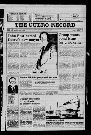 The Cuero Record (Cuero, Tex.), Vol. 91, No. 3, Ed. 1 Saturday, January 10, 1987