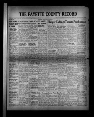 The Fayette County Record (La Grange, Tex.), Vol. 25, No. 57, Ed. 1 Friday, May 16, 1947