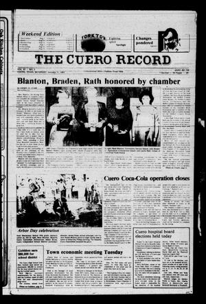 The Cuero Record (Cuero, Tex.), Vol. 91, No. 5, Ed. 1 Saturday, January 17, 1987