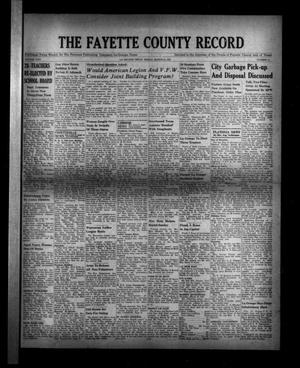 The Fayette County Record (La Grange, Tex.), Vol. 25, No. 41, Ed. 1 Friday, March 21, 1947