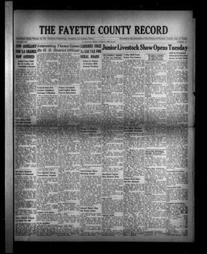 Primary view of object titled 'The Fayette County Record (La Grange, Tex.), Vol. 25, No. 34, Ed. 1 Tuesday, February 25, 1947'.