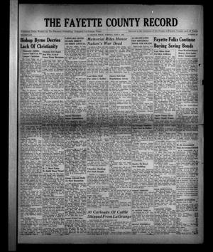 The Fayette County Record (La Grange, Tex.), Vol. 25, No. 62, Ed. 1 Tuesday, June 3, 1947