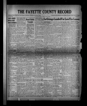 Primary view of object titled 'The Fayette County Record (La Grange, Tex.), Vol. 26, No. 11, Ed. 1 Tuesday, December 9, 1947'.